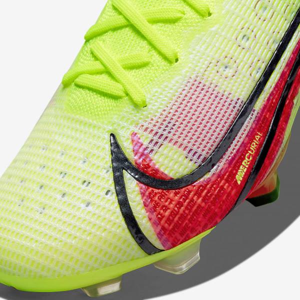 Nike Mercurial Vapor 14 Elite FG Firm-Ground Muške Tenisice Za Nogomet Crne Svijetlo Crvene | NK574IGN