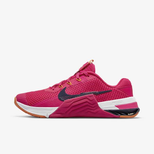 Nike Metcon 7 Ženske Tenisice Za Trening Roze Žute Plave | NK134JPQ