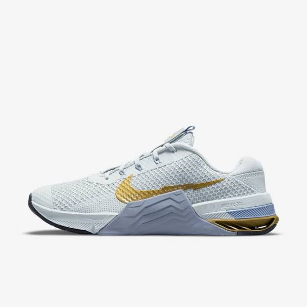 Nike Metcon 7 Ženske Tenisice Za Trening Platine Metalne Zlatne | NK362MCT