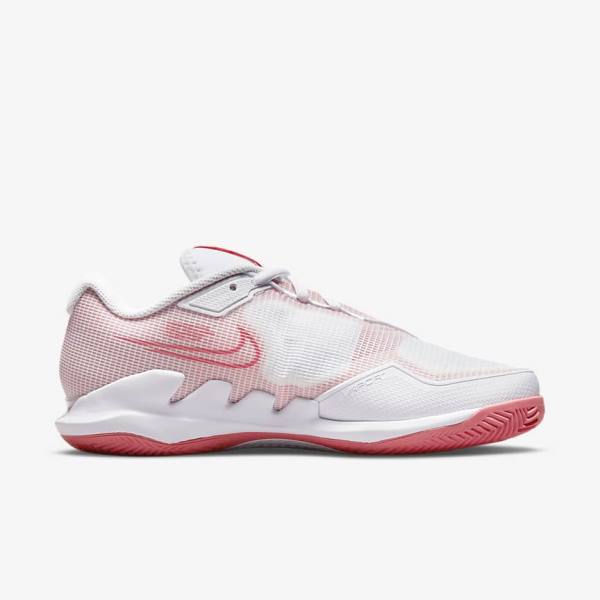 Nike NikeCourt Air Zoom Vapor Pro Clay Court Ženske Tenisice Za Tenis Bijele Roze Svijetlo Plave | NK918LCR