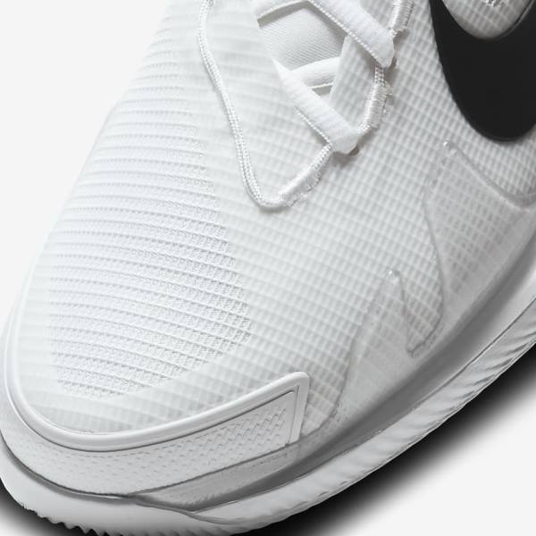 Nike NikeCourt Air Zoom Vapor Pro Hard-Court Muške Tenisice Za Tenis Bijele Crne | NK394DNU