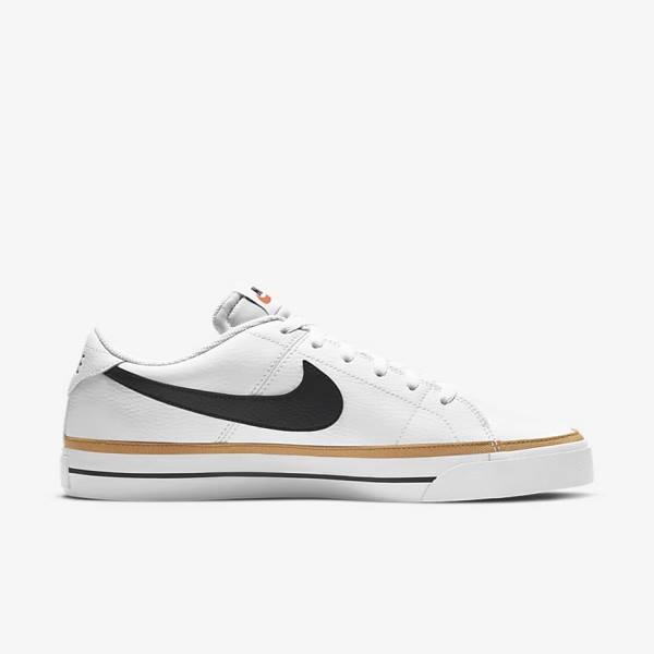 Nike NikeCourt Legacy Muške Tenisice Bijele Svijetlo Smeđe Crne | NK716BGR