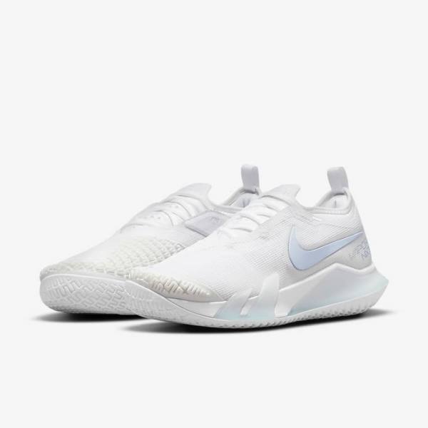 Nike NikeCourt React Vapor NXT Hard Court Ženske Tenisice Za Tenis Bijele | NK310RQW