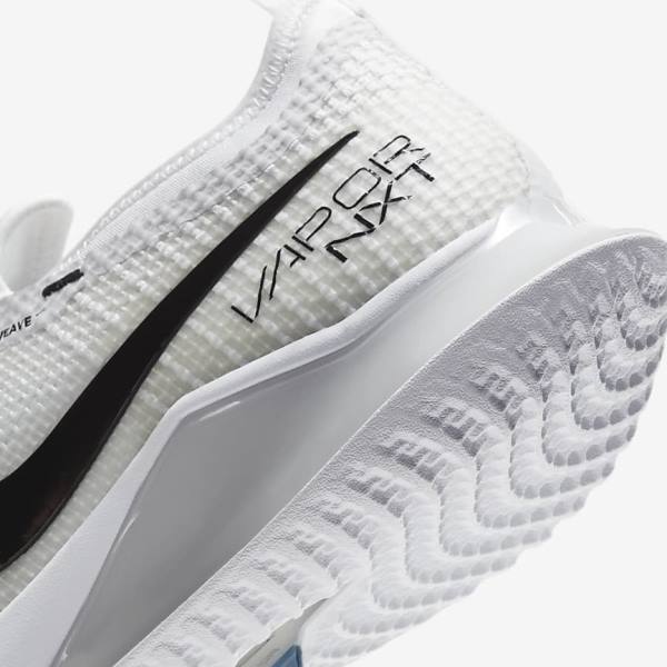 Nike NikeCourt React Vapor NXT Hard-Court Muške Tenisice Za Tenis Bijele Sive Crne | NK614OPT