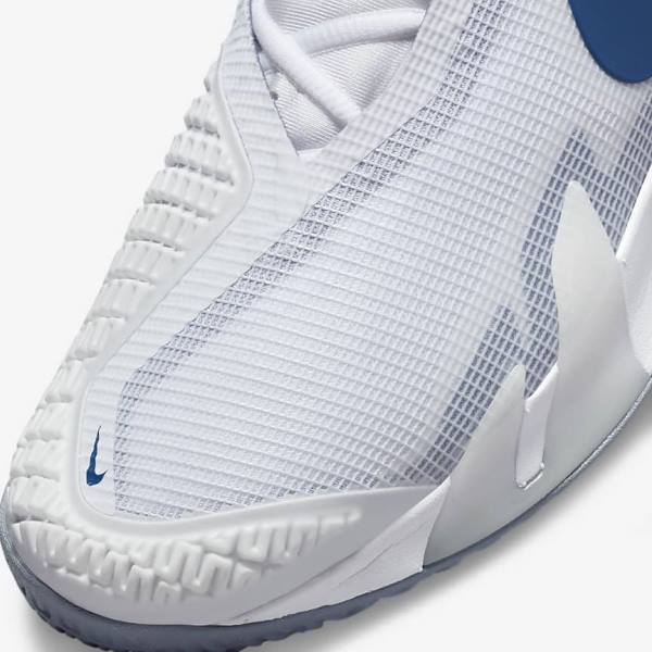 Nike NikeCourt React Vapor NXT Hard-Court Muške Tenisice Za Tenis Bijele Tamnoplave | NK849ZAN