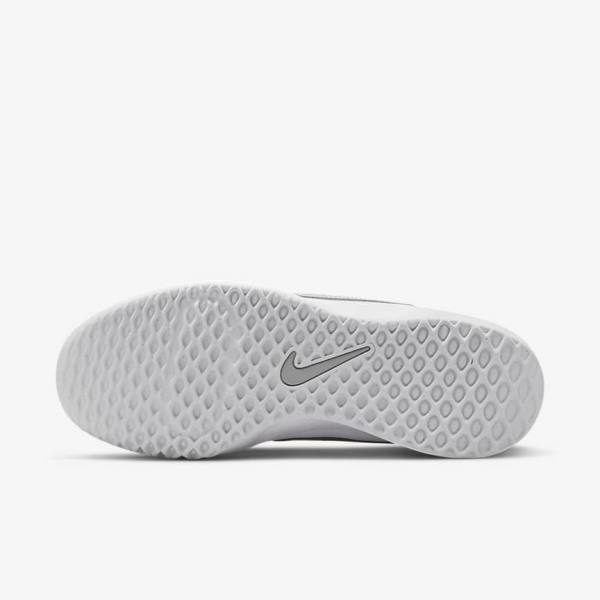 Nike NikeCourt Zoom Lite 3 Ženske Tenisice Za Tenis Bijele Metalne Srebrne | NK863RVQ