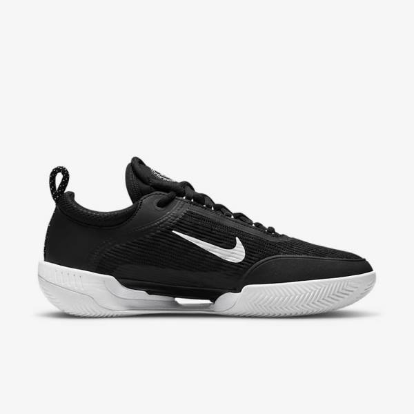 Nike NikeCourt Zoom NXT Clay Court Muške Tenisice Za Tenis Crne Bijele | NK750JSL