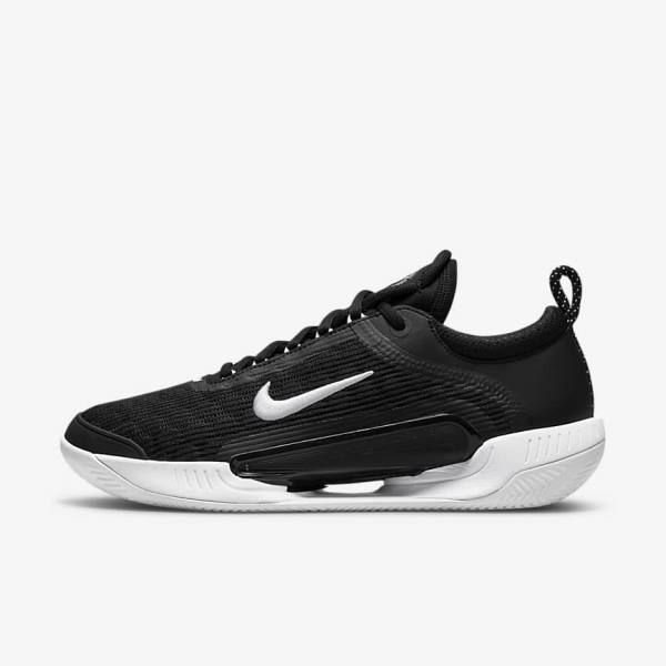 Nike NikeCourt Zoom NXT Clay Court Muške Tenisice Za Tenis Crne Bijele | NK750JSL