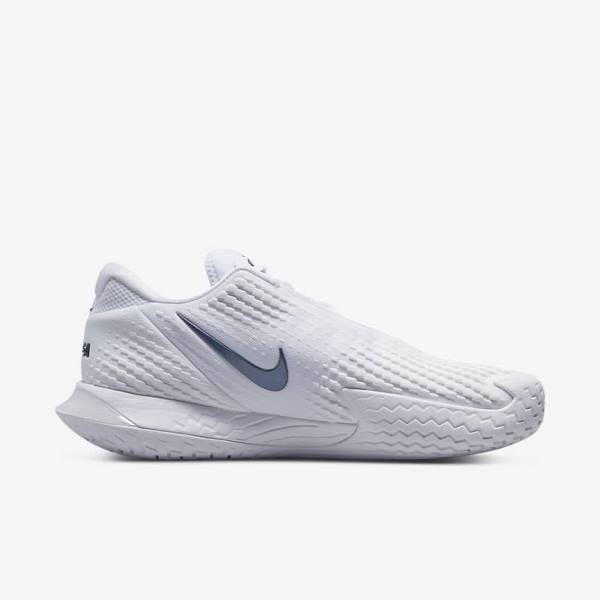 Nike NikeCourt Zoom Vapor Cage 4 Rafa Hard Court Muške Tenisice Za Tenis Bijele Crne | NK631JUZ