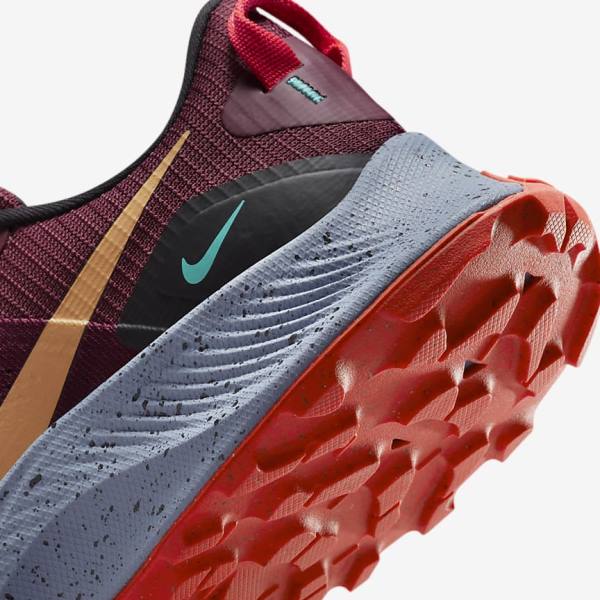 Nike Pegasus Trail 3 Trail Muške Tenisice Za Trčanje Crne Svijetlo Crvene Smeđe | NK281AVT