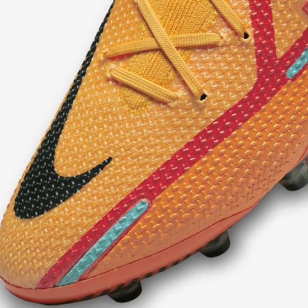 Nike Phantom GT2 Dynamic Fit Elite AG-Pro Artificial-Grass Ženske Tenisice Za Nogomet Narančaste Svijetlo Crvene Crne | NK512ANG