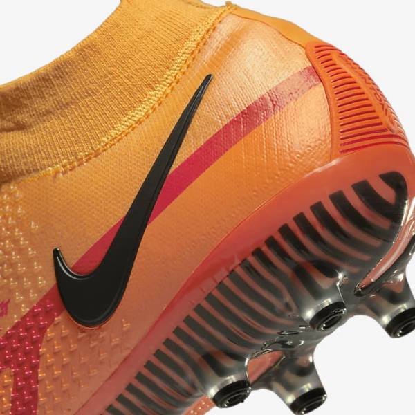 Nike Phantom GT2 Dynamic Fit Elite AG-Pro Artificial-Grass Ženske Tenisice Za Nogomet Narančaste Svijetlo Crvene Crne | NK512ANG