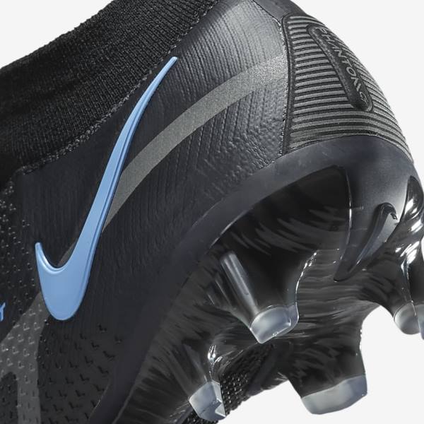 Nike Phantom GT2 Dynamic Fit Elite FG Firm-Ground Muške Tenisice Za Nogomet Crne Sive | NK056ZNU