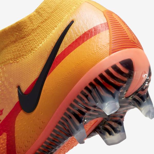 Nike Phantom GT2 Dynamic Fit Elite FG Firm-Ground Ženske Tenisice Za Nogomet Narančaste Svijetlo Crvene Crne | NK481ROB