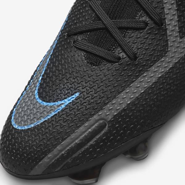 Nike Phantom GT2 Elite FG Firm-Ground Muške Tenisice Za Nogomet Crne Sive | NK390XJF