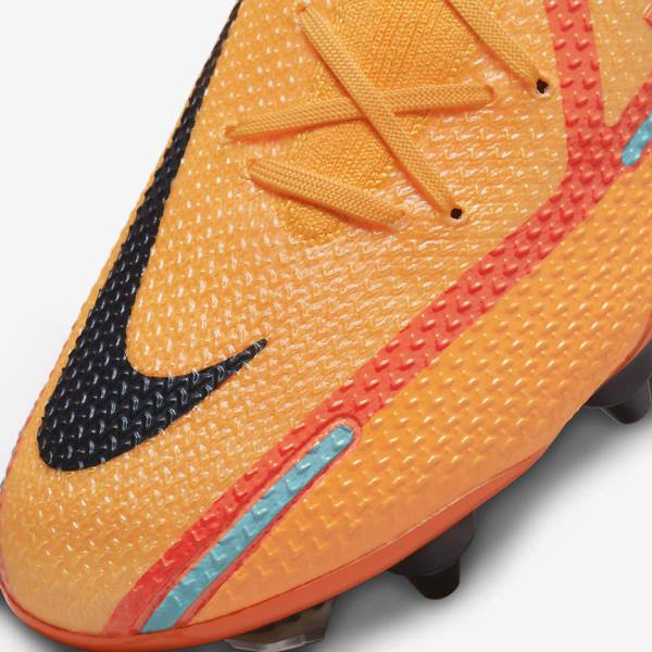 Nike Phantom GT2 Elite SG-Pro AC Soft-Ground Muške Tenisice Za Nogomet Narančaste Svijetlo Crvene Crne | NK692FAG