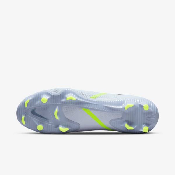 Nike Phantom GT2 Pro FG Firm-Ground Muške Tenisice Za Nogomet Sive Svijetlo Plave | NK451RBL