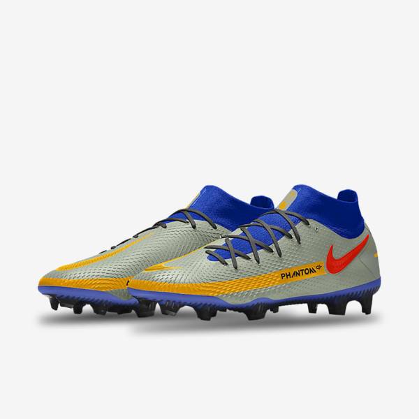 Nike Phantom GT Elite By You Custom Firm Ground Ženske Tenisice Za Nogomet Visebojne | NK251GFX