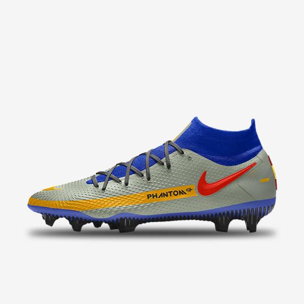 Nike Phantom GT Elite By You Custom Firm Ground Ženske Tenisice Za Nogomet Visebojne | NK251GFX