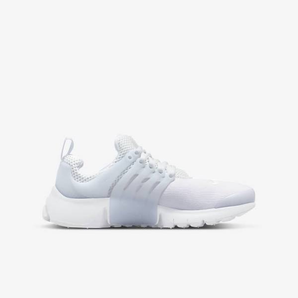 Nike Presto Older Dječje Tenisice Bijele Platine Bijele | NK173FVC