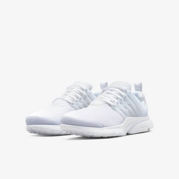 Nike Presto Older Dječje Tenisice Bijele Platine Bijele | NK173FVC