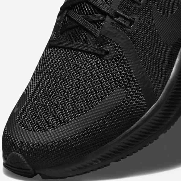 Nike Quest 4 Road Muške Tenisice Za Trčanje Crne Tamno Sive | NK920KLJ