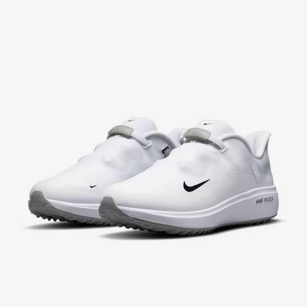 Nike React Ace Tour Ženske Cipele za golf Bijele Svijetlo Sive Crne | NK295YPM