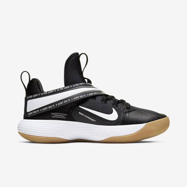 Nike React HyperSet Indoor Court Muške Tenisice Za Trening Crne Svijetlo Smeđe Bijele | NK185VKC