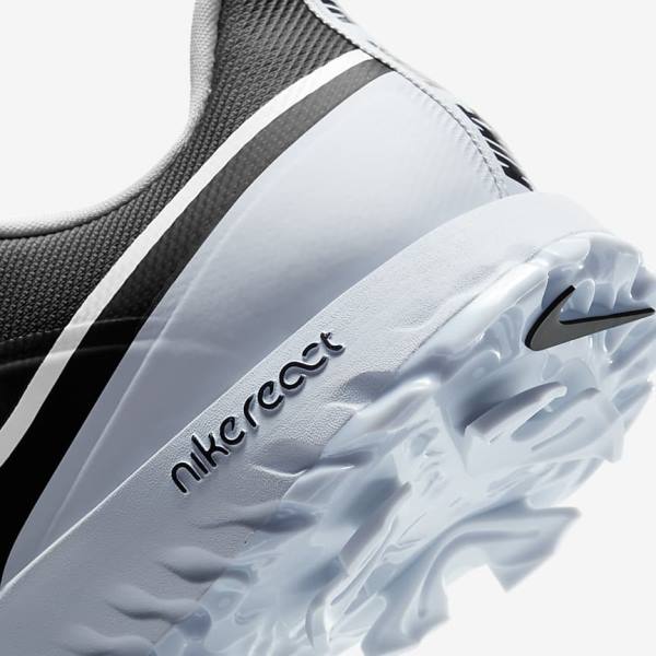 Nike React Infinity Pro Muške Cipele za golf Crne Metalne Platine Bijele | NK046WLV