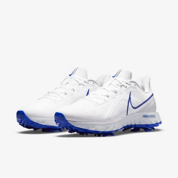 Nike React Infinity Pro Ženske Cipele za golf Bijele Platine Plave | NK271JAV