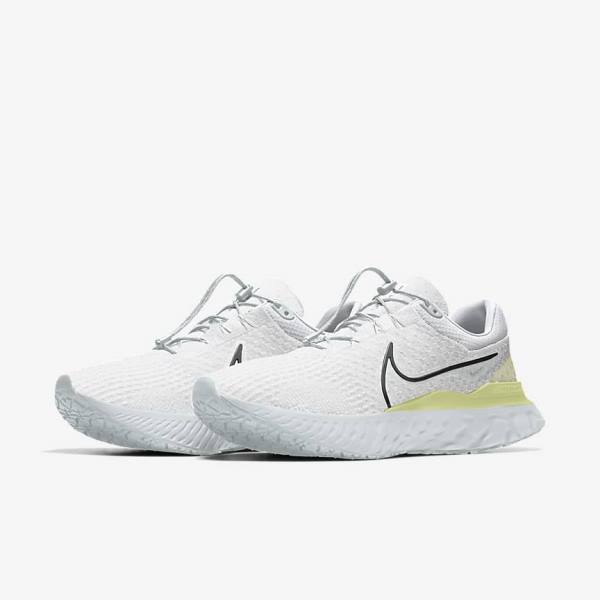 Nike React Infinity Run 3 By You Custom Road Muške Tenisice Za Trčanje Bijele | NK327RWF