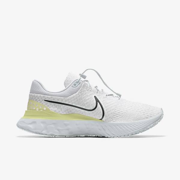 Nike React Infinity Run 3 By You Custom Road Muške Tenisice Za Trčanje Bijele | NK327RWF