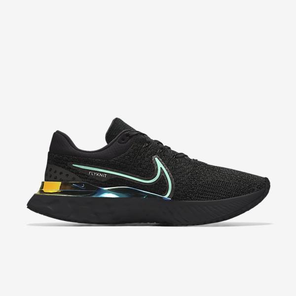 Nike React Infinity Run 3 By You Custom Road Ženske Tenisice Za Trčanje Crne | NK682JAU