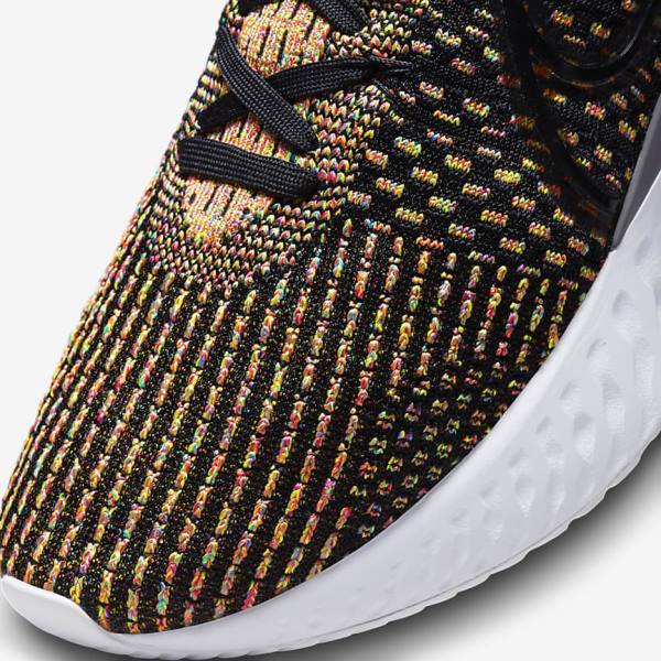 Nike React Infinity Run Flyknit 3 Road Muške Tenisice Za Trčanje Crne Plave Roze Bijele | NK037IZB