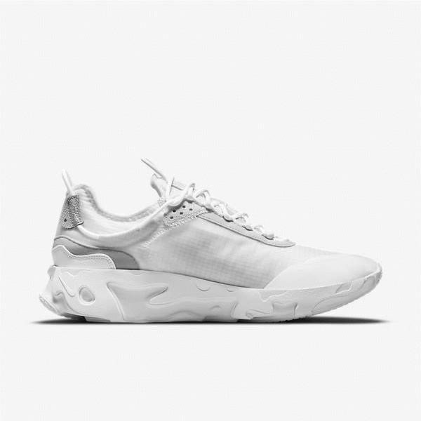 Nike React Live Muške Tenisice Bijele Platine Bijele | NK357BVO