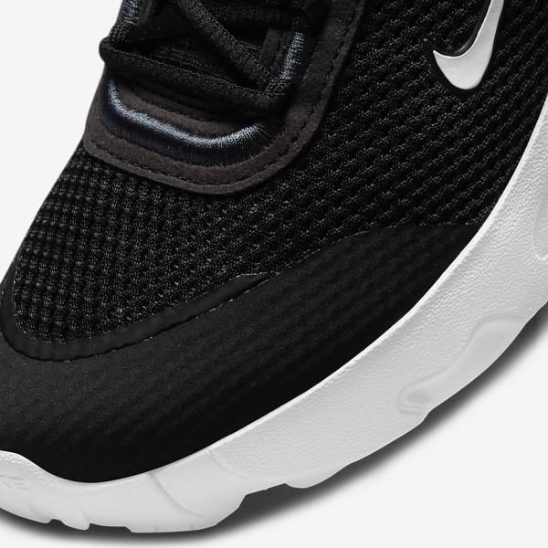 Nike React Live Older Dječje Tenisice Crne Tamno Sive Bijele | NK081AVQ