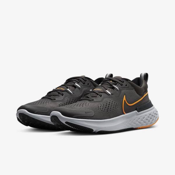 Nike React Miler 2 Road Muške Tenisice Za Trčanje Sive Crne Sive | NK258NGY