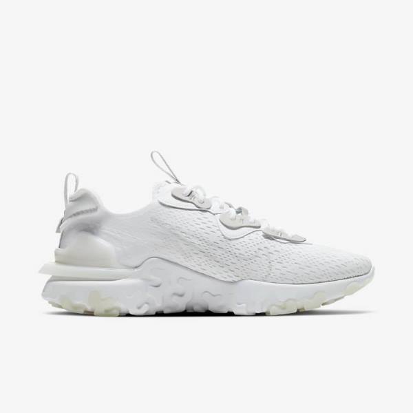 Nike React Vision Muške Tenisice Bijele Svijetlo Sive Svijetlo Sive | NK013EXL