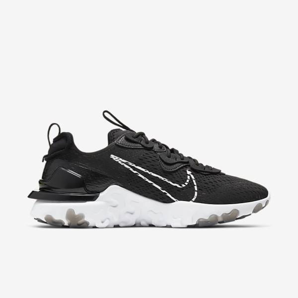 Nike React Vision Muške Tenisice Crne Bijele | NK690ECX