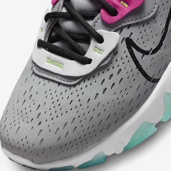 Nike React Vision Ženske Tenisice Sive Roze Crne | NK641PTN