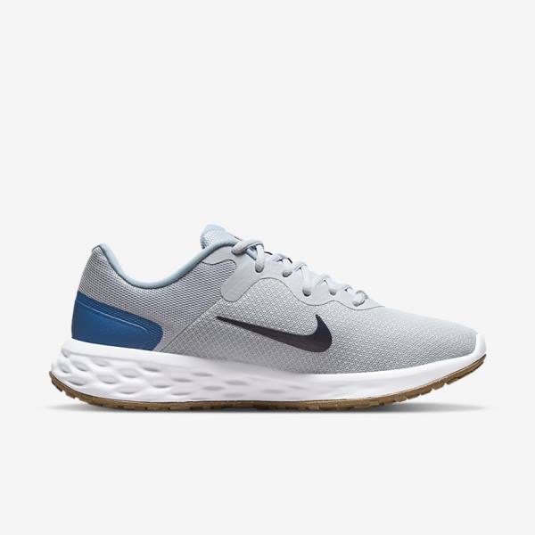 Nike Revolution 6 Next Nature Road Muške Tenisice Za Trčanje Platine Tamno Plave Plave | NK248RDH