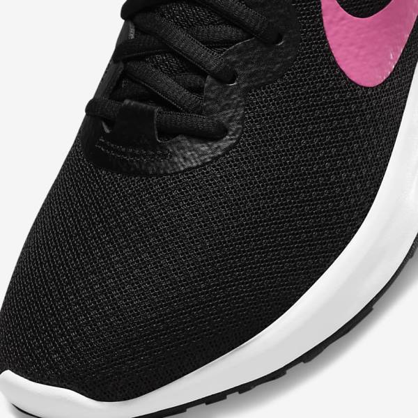 Nike Revolution 6 Next Nature Road Ženske Tenisice Za Trčanje Crne Sive Roze | NK408VWO