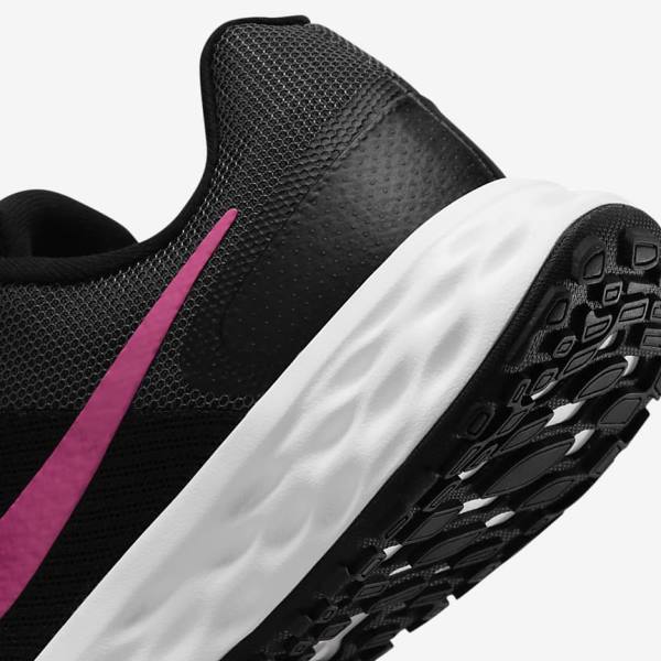 Nike Revolution 6 Next Nature Road Ženske Tenisice Za Trčanje Crne Sive Roze | NK408VWO