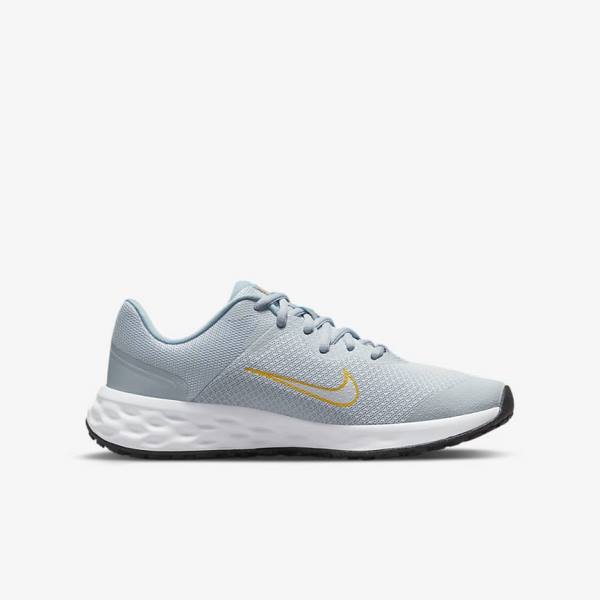 Nike Revolution 6 Older Road Dječje Tenisice Za Trčanje Plave Visebojne | NK519XUA