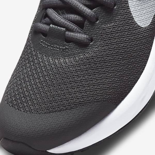 Nike Revolution 6 Older Road Dječje Tenisice Za Trčanje Sive Bijele | NK890SPN