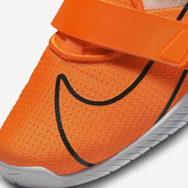 Nike Romaleos 4 Muške Tenisice Za Trening Narančaste Bijele Crne | NK408GRV