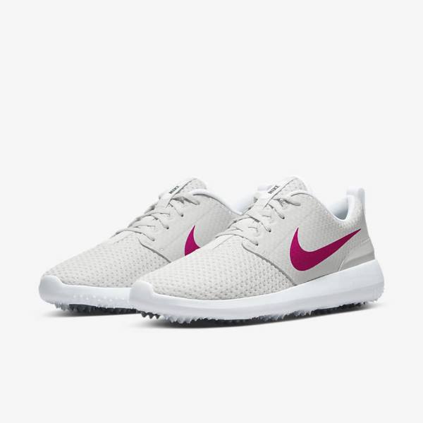 Nike Roshe G Ženske Cipele za golf Bijele Crne Roze | NK608GUR