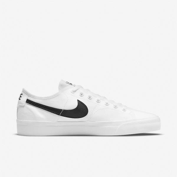 Nike SB BLZR Court Muške Skate Tenisice Bijele Crne Crne | NK974JDM