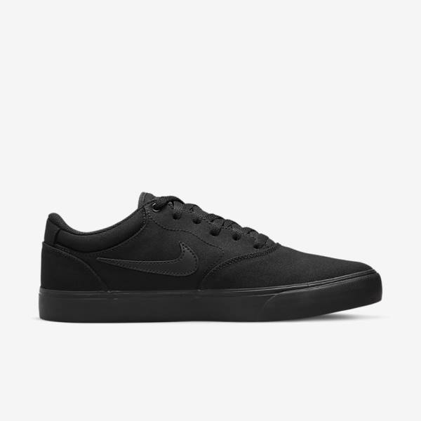 Nike SB Chron 2 Canvas Muške Skate Tenisice Crne | NK075OUV