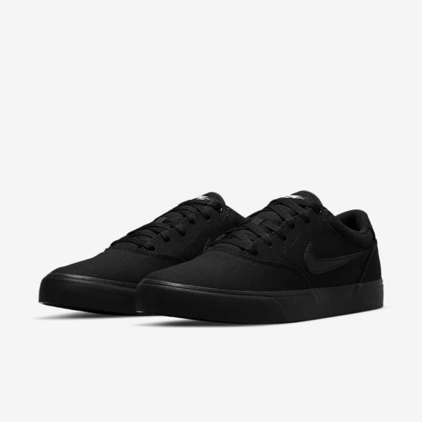 Nike SB Chron 2 Canvas Muške Skate Tenisice Crne | NK075OUV